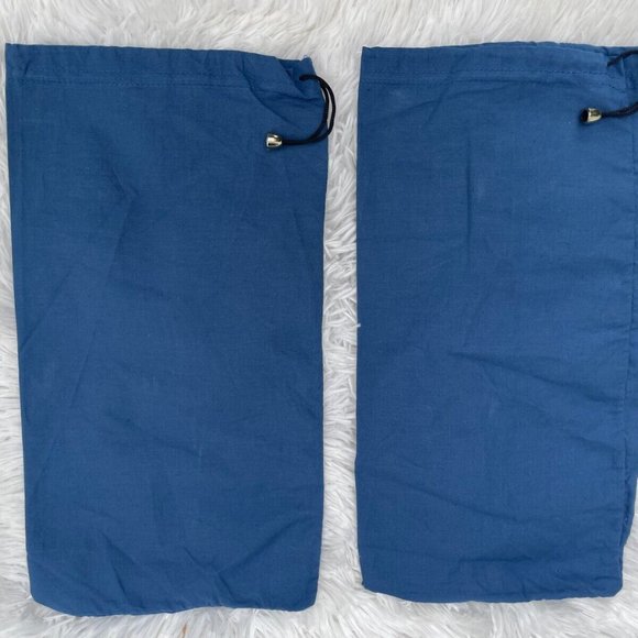 Barker England Creative Collection Dust Bag Blue Cotton Shoe Storage Bag Authent - Picture 8 of 12